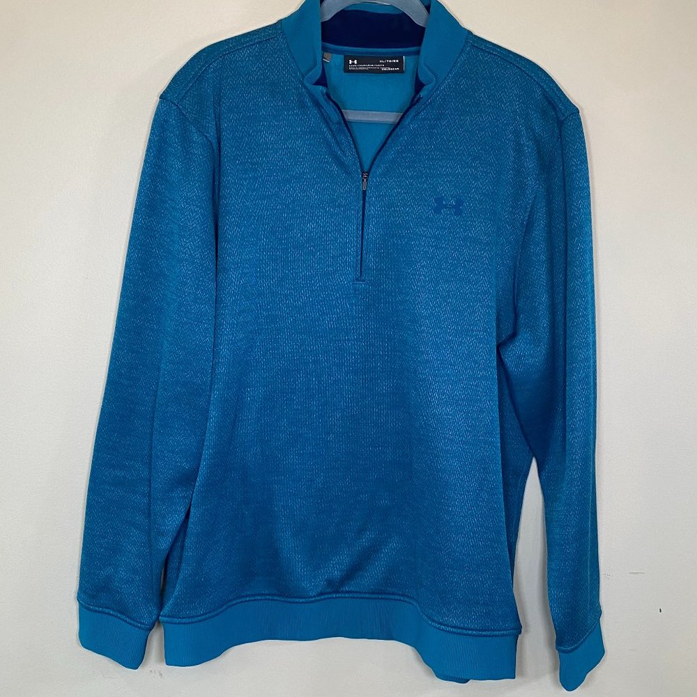 Under Armour Men's Coldgear Loose Fit Long Sleeve Quarter Zip Lightweight Jacket